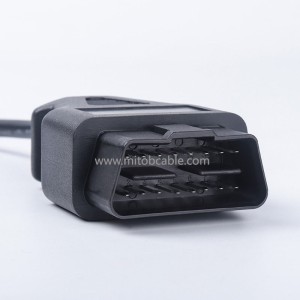 OBB2 male connector to 2 DB9 a OBD female connector empire ev electronic water pump special connection cable 