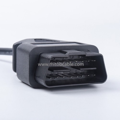 OBB2 male connector to 2 DB9 a OBD female connector empire ev electronic water pump special connection cable