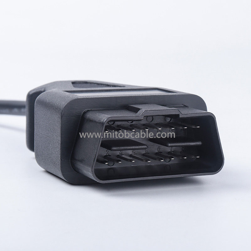 OBB2 male connector to 2 DB9 a OBD female connector empire ev electronic water pump special connection cable 