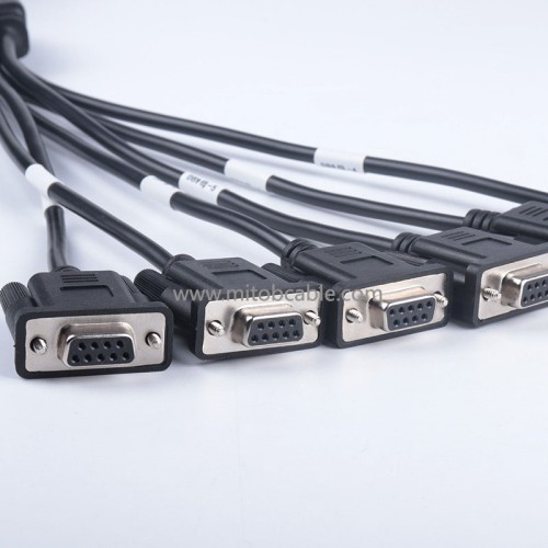 OBD2 Male to 6 DB9 Female Connectors Serial RS232 OBD2 CABLE Cable