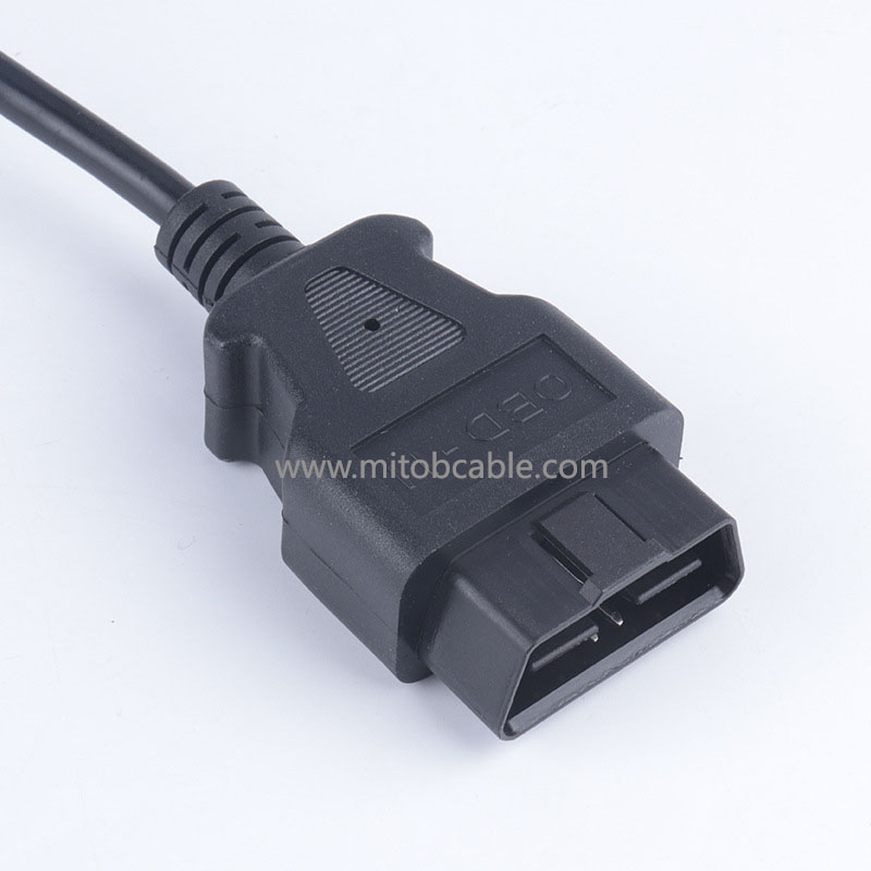 OBD2 16PIN to 4 DB 9PINCABLE OBD2 Diagnostic Tool Connection Cable 