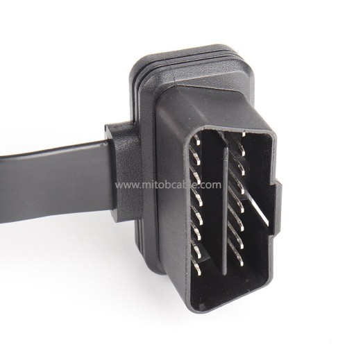 OBD2 one in three extension cable with switch obd2 connection cable 16 pin 16 core full connection