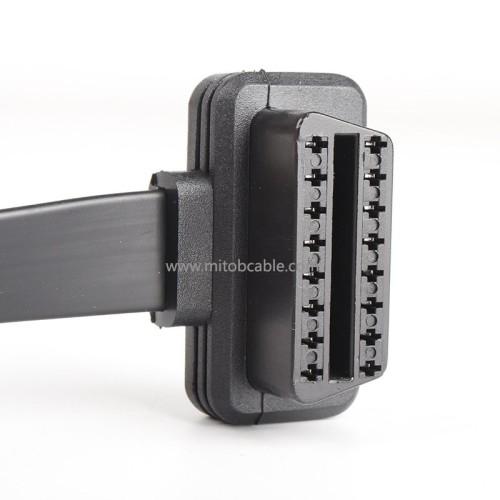 OBD2 one in three extension cable with switch obd2 connection cable 16 pin 16 core full connection