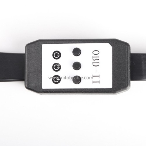 OBD2 one in three extension cable with switch obd2 connection cable 16 pin 16 core full connection