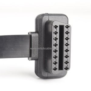 OBD2 one point three full core extension cord with switch 16 pins 16 cores all energized with independent switch 
