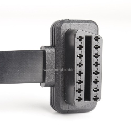 OBD2 one point three full core extension cord with switch 16 pins 16 cores all energized with independent switch