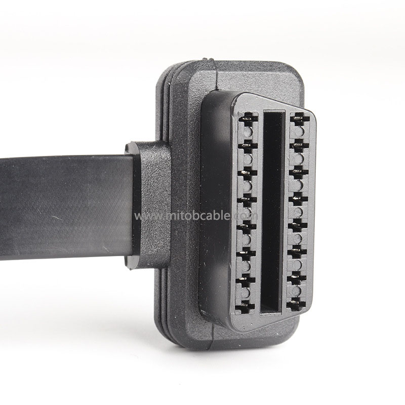 OBD2 one point three full core extension cord with switch 16 pins 16 cores all energized with independent switch 
