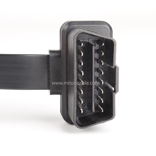 OBD2 one point three full core extension cord with switch 16 pins 16 cores all energized with independent switch