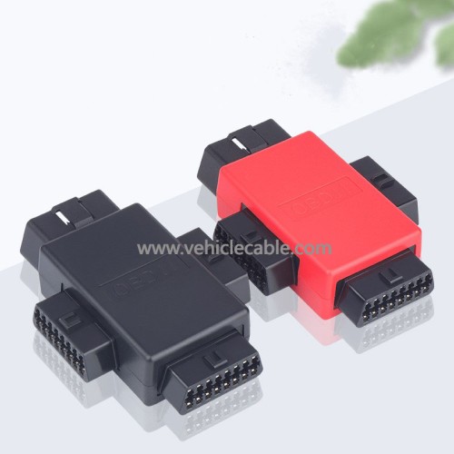 OBD2 one-part-two adapter connecting cable car OBD extension cable 16-pole splitter one-part-three 16PIN plugs