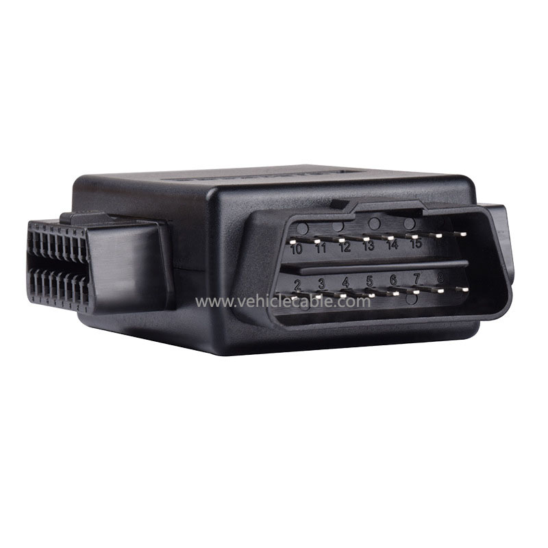 OBD2 one-part-two adapter connecting cable car OBD extension cable 16-pole splitter one-part-three 16PIN plugs 
