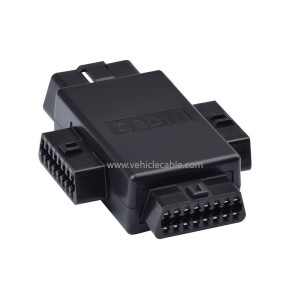 OBD2 one-part-two adapter connecting cable car OBD extension cable 16-pole splitter one-part-three 16PIN plugs 