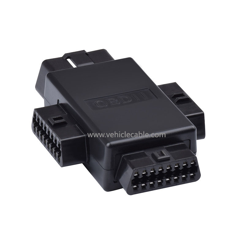 OBD2 one-part-two adapter connecting cable car OBD extension cable 16-pole splitter one-part-three 16PIN plugs 