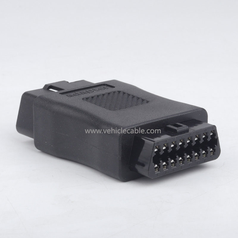 Car detector plug car computer OBD2 extension cable 16P full power adapter 12V/24V anti-abrasion 