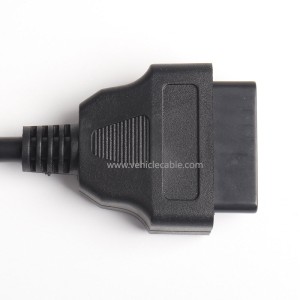 OBD Extension Cable Male to Female 16-pole energised OBD2 Diagnostic Tool Extension Cable 16pin Extension Cable 30cm 