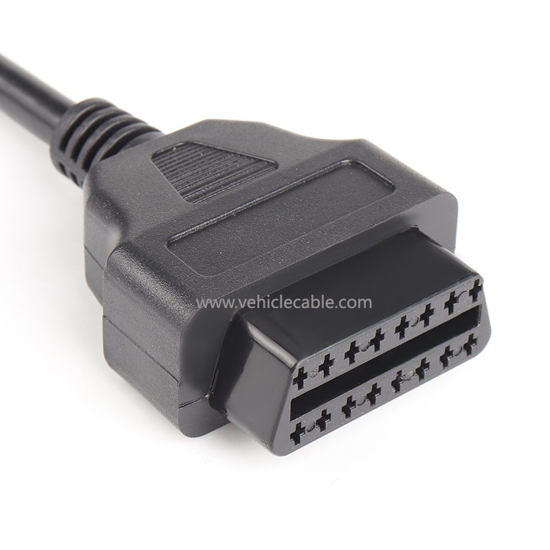 Car OBD extension cable male to female 16 core energised 16PIN OBD2 diagnostic tool extension cable 1.5m 