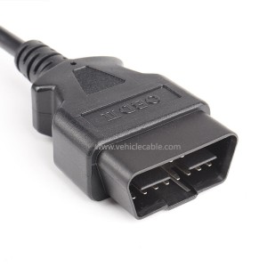 Car OBD extension cable male to female 16 core energised 16PIN OBD2 diagnostic tool extension cable 1.5m 