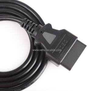 Car OBD extension cable male to female 16 core energised 16PIN OBD2 diagnostic tool extension cable 1.5m 