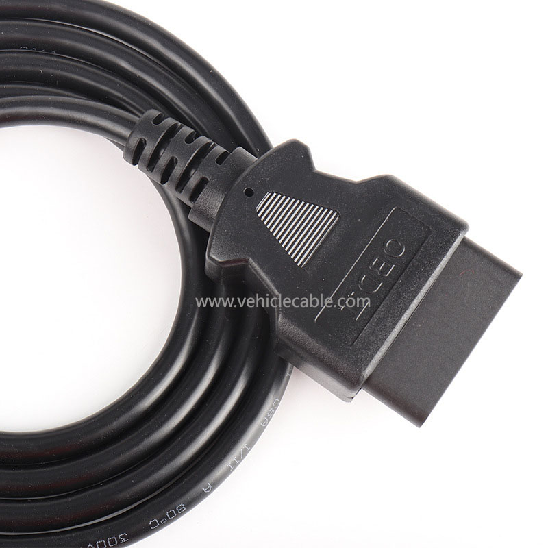 Car OBD extension cable male to female 16 core energised 16PIN OBD2 diagnostic tool extension cable 1.5m 