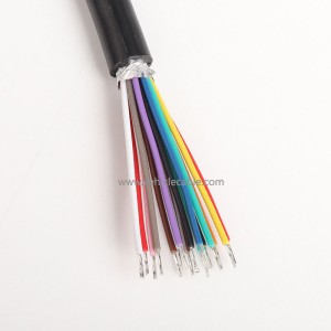 16Pin Pin Male Connection Cable Open male OBD 2 Cable 30cm 