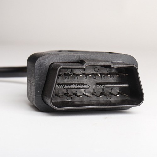 16Pin Pin Male Connection Cable Open male OBD 2 Cable 30cm