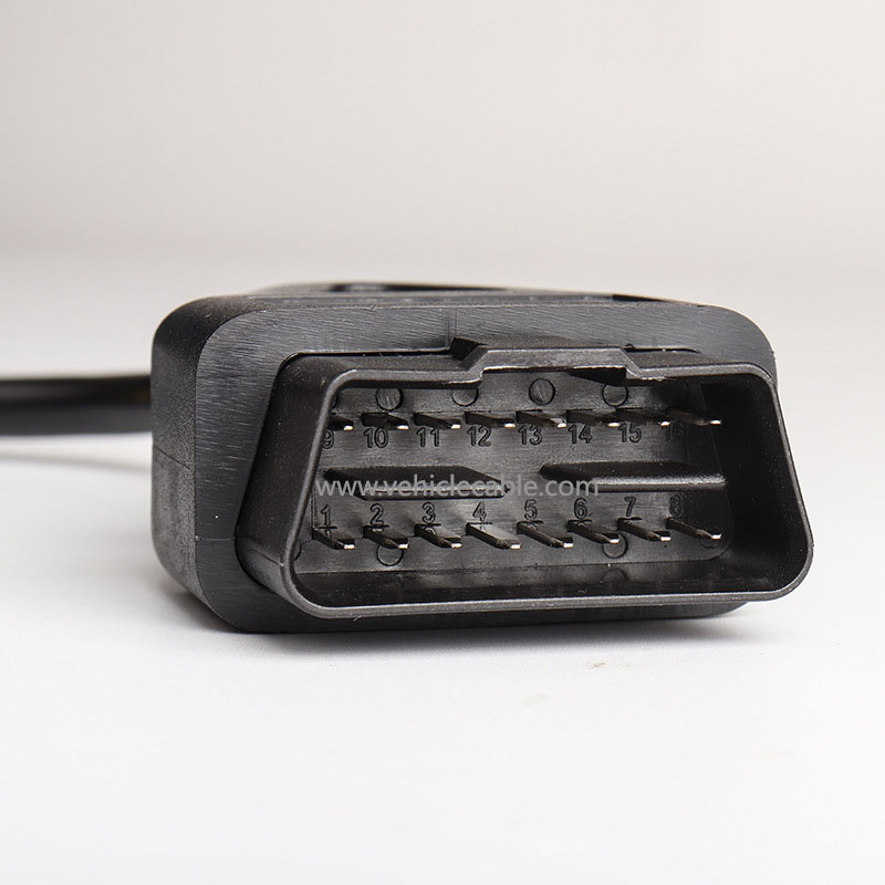 16Pin Pin Male Connection Cable Open male OBD 2 Cable 30cm 