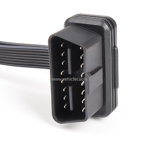 Car obd2 one in two bluetooth elm327 figure bar hud splitter box sub you drive noodle flat cable extension cable