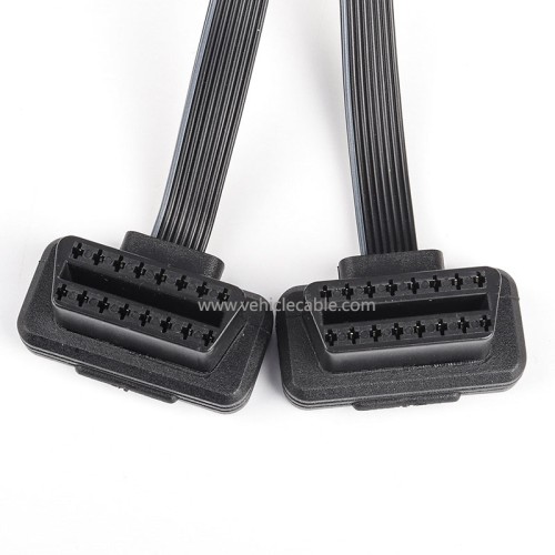 Car obd2 one in two bluetooth elm327 figure bar hud splitter box sub you drive noodle flat cable extension cable