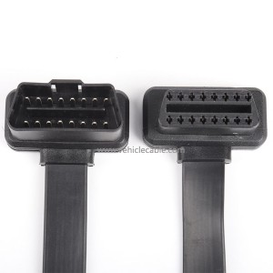 OBD2 Male to Female Flat Cable Extension Cable Car Computer Extension Cable 16 pins 16 cores all energised 