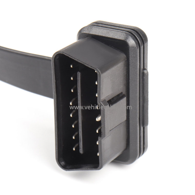 OBD2 Male to Female Flat Cable Extension Cable Car Computer Extension Cable 16 pins 16 cores all energised 
