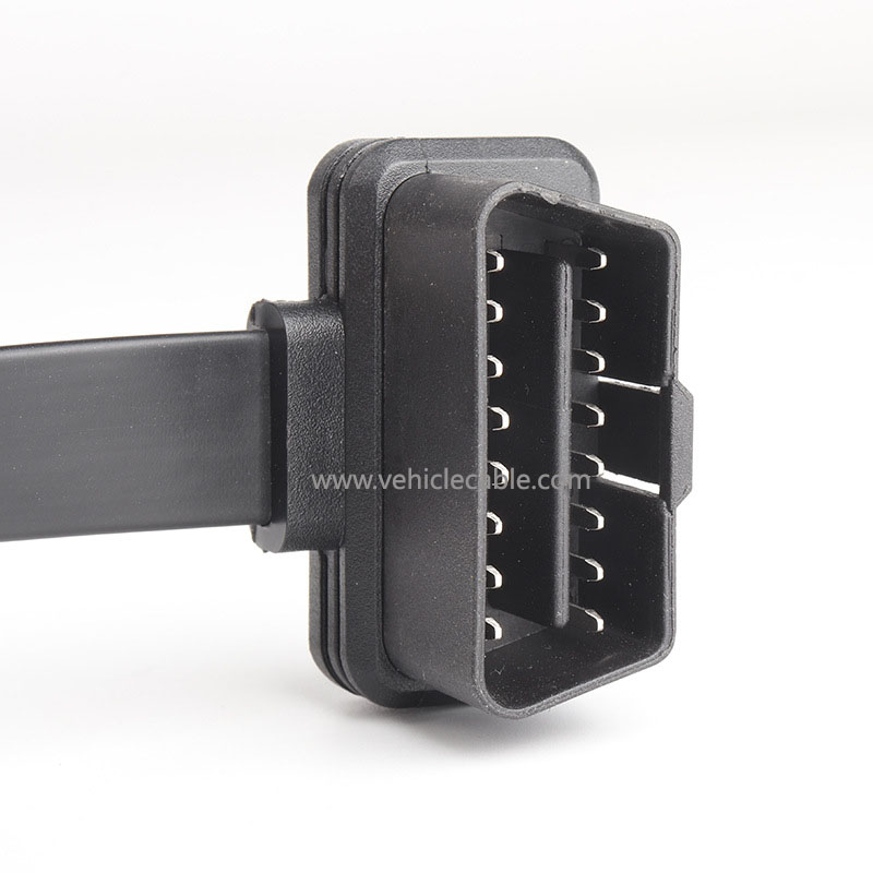 Automotive OBD2 Male to Female Extension Cable Flat Cable OBD Connection Cable 16 Pin Connector 16 Core 3m 5m 10m 