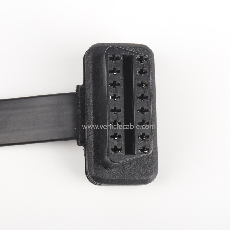 Automotive OBD2 Male to Female Extension Cable Flat Cable OBD Connection Cable 16 Pin Connector 16 Core 3m 5m 10m 