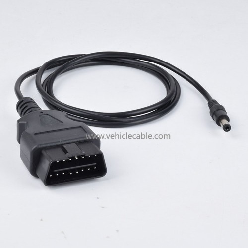 Car OBD2 16Pin to DC Power Cable Car Diagnostic Connector OBD 16 Pin Male Connector