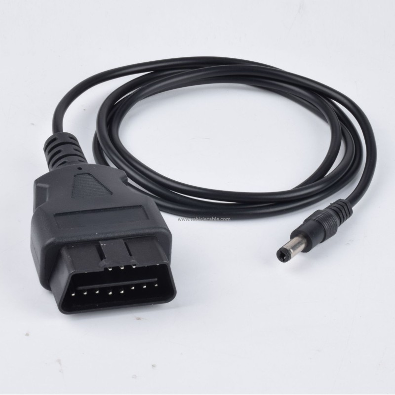 Car OBD2 16Pin to DC Power Cable Car Diagnostic Connector OBD 16 Pin Male Connector 