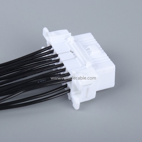 Car OBD one-to-one full core one-part extension cable 16-pin 16-core energised detector interface annual inspection to change the cable