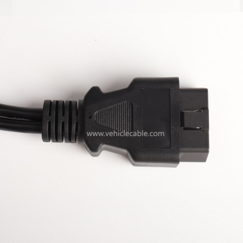OBD wiring harness Two-way conversion cable Car computer OBD2 extension cable Use 2 OBD devices