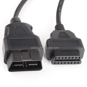 Car Truck OBD Extension Cable Male to Female 16-pole Energised 16PIN OBD2 Diagnostic Tool Audit Car Connection Cable 