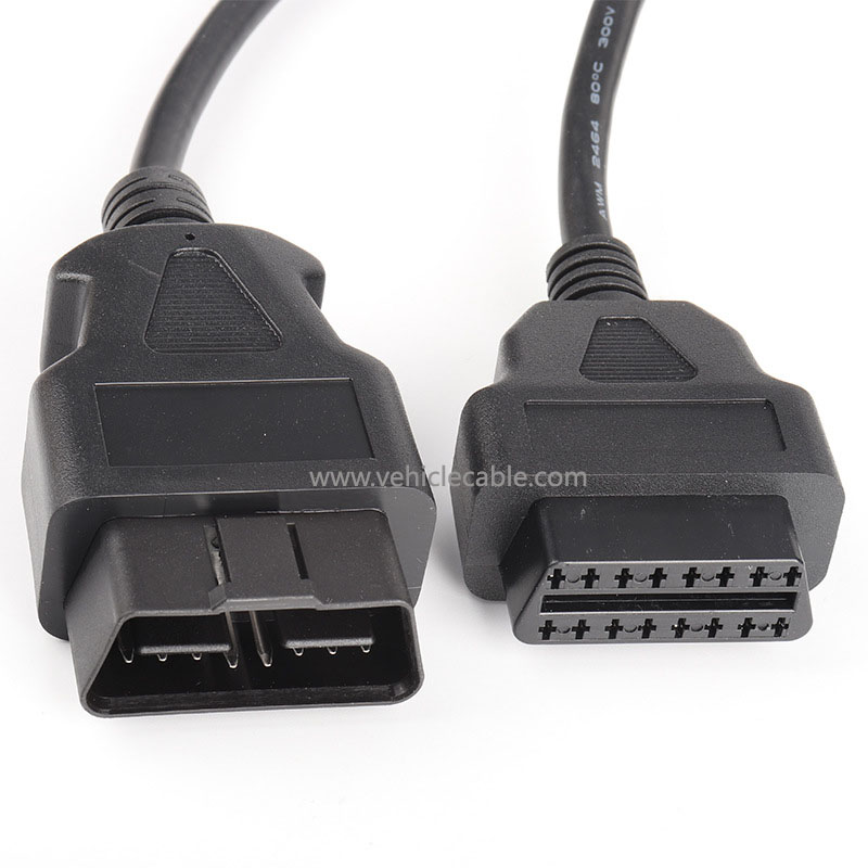 Car Truck OBD Extension Cable Male to Female 16-pole Energised 16PIN OBD2 Diagnostic Tool Audit Car Connection Cable 