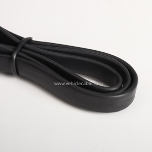 Car OBD2 male to female extension cable expansion cable obd elbow flat cable connecting cable 60cm 16pin 8 core 