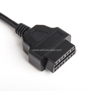 16Pin female connector cable opening cable ELM327 extension cable OBD2Cable 16 pole 