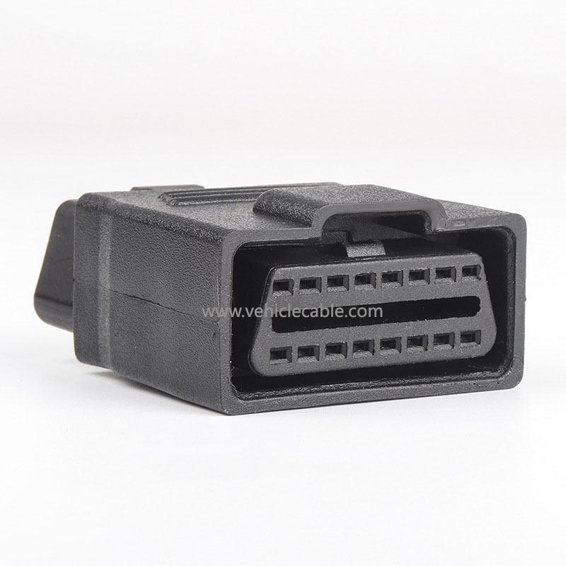 Car tester plug car computer OBD2 extension cable 16P full power adapter 12V 24V 