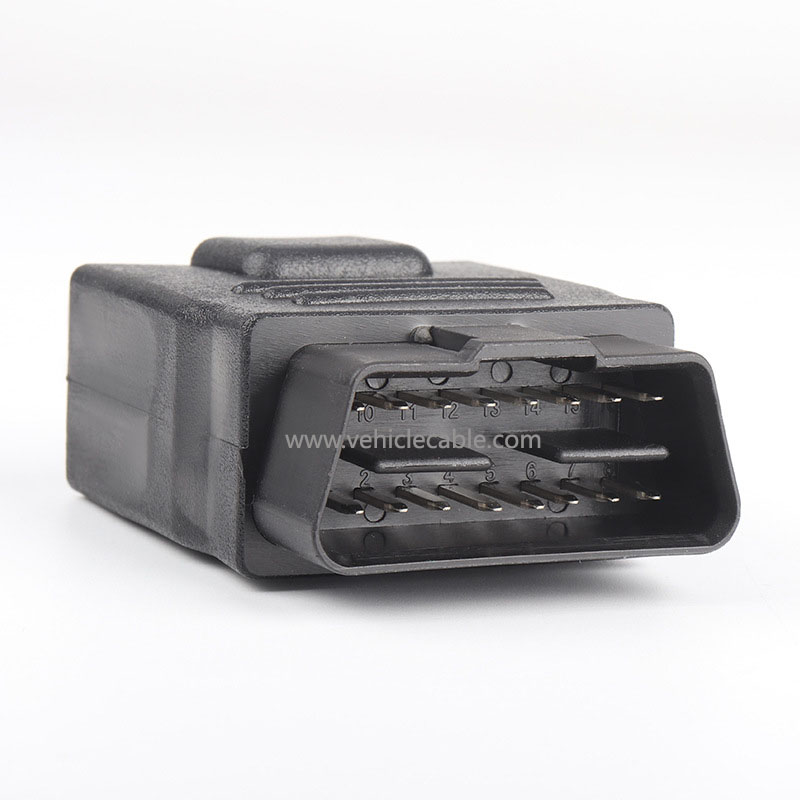 Car tester plug car computer OBD2 extension cable 16P full power adapter 12V 24V 