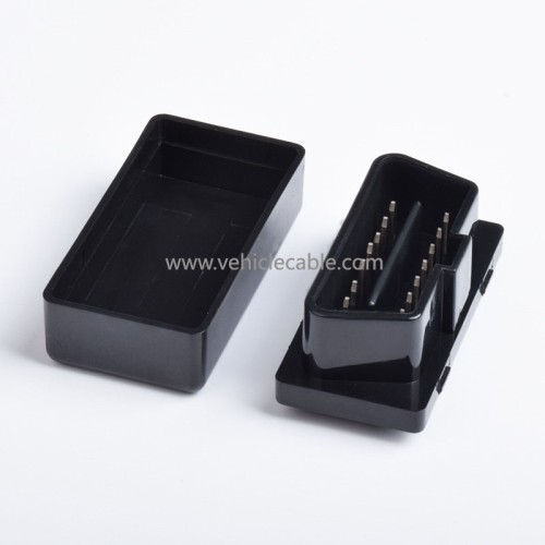 Car OBD housing OBD2 plug connector ELM327 bluetooth obd male connector