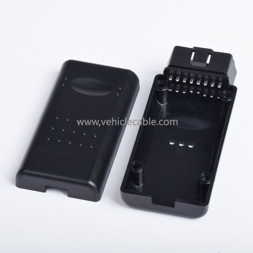 Automotive OBD2 housing obd plug OBDII opcom large housing