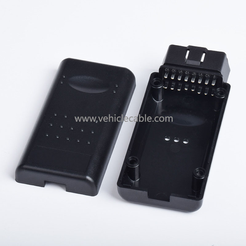 Automotive OBD2 housing obd plug OBDII opcom large housing 