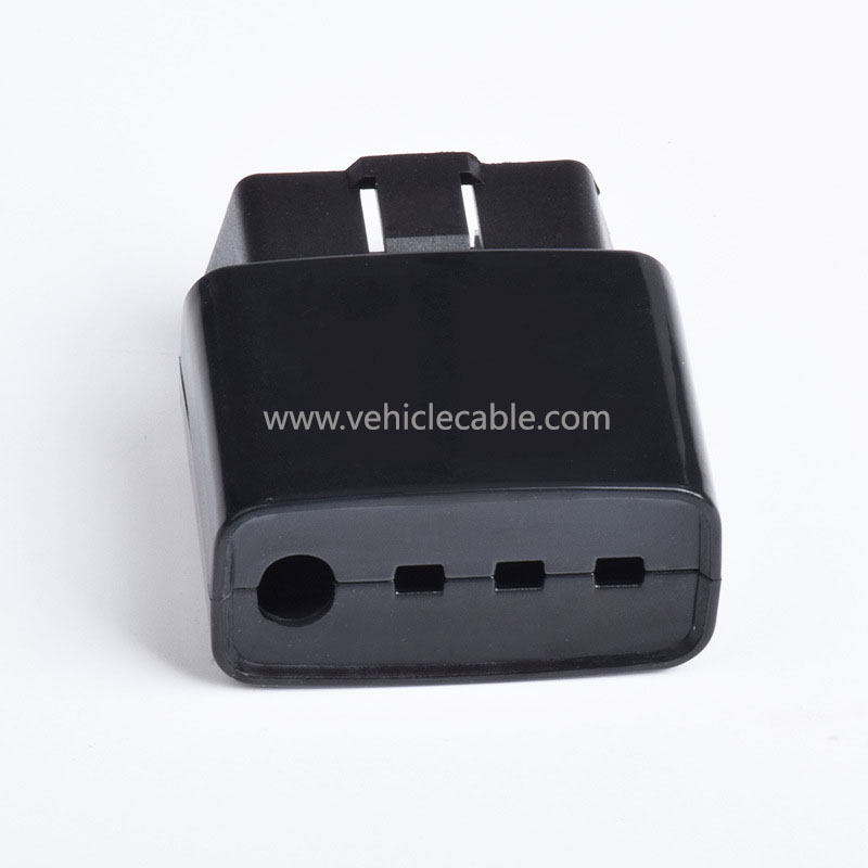 Car OBD2 male connector Folding male connector GPS head-up display modification housing Assembly type 