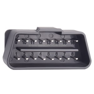 Automotive OBD2 16Pin 16 Pin Male Connector OBDII 12V 24V Truck Diagnostic Interface Plugs 