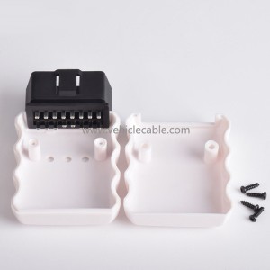 Car OBD interface plug 16pin connector male modification J1962M OBDII Bluetooth 327 Shell 