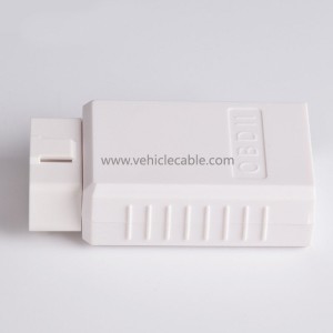 Car OBD2 Bluetooth OBD interface plug 16pin connector male modification J1962M OBDII Shell 