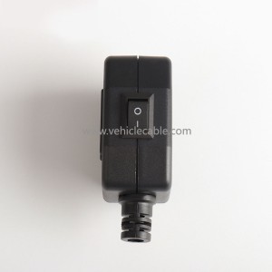 Automotive OBD2 16-pin male connector OBD housing with plug+shell+SR+open key+screws 