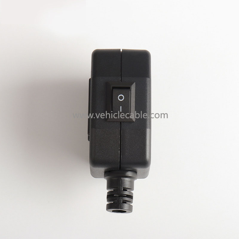 Automotive OBD2 16-pin male connector OBD housing with plug+shell+SR+open key+screws 